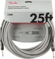 Fender Professional Instrument Tweed Cable (25'/7.5m; straight-straight; white tweed)