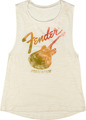 Fender Starcaster Womens Tank, Natural S (Small) T-Shirt S