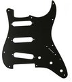 Fender Stratocaster Pickguard 11 Holes (S/S/S (Modern) 1 - Ply - black)