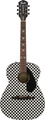 Fender Tim Armstrong Hellcat Checkerboard Guitares acoustiques avec micro