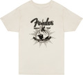 Fender World Tour T-Shirt, Size L (vintage white)