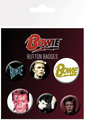 GB eye David Bowie Mix Badge Pack (4 x 25mm + 2 x 32mm) Anstecknadel