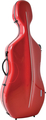 Gewa Air Cello Case (red exterior / black interior)