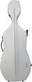 Gewa Air Cello Case (white exterior / black interior) Cello Bags & Cases