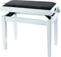 Gewa Bench-030 Pianobank (white gloss/ black seat) Banquetas blancas