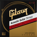 Gibson 80/20 Bronze / Ultra-Light (11-52) Acoustic Guitar String Sets