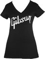 Gibson T-Shirt Lady V-Neck Black (L)