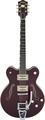 Gretsch G6609TFM Players Edition Broadkaster (Dark Cherry Stain) E-Gitarren Semi-Acoustic