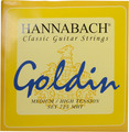 Hannabach 725MHT 825 High Tension Specialized Gold Plated (Medium Tension) Jeux de cordes pour guitare classique