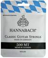 Hannabach Classical Guitar Strings 500MT (medium tension) Conjunto de Cordas para Guitarra Clássica