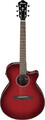 Ibanez AEG51-TRH (transparent red sunburst) Guitarra Western com fraque, sem coletor