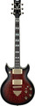 Ibanez AR325QA (dark brown sunburst) Double Cutaway Electric Guitars