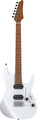 Ibanez AZ2402-PWF (pearl white flat, incl. case M20AZ) E-Gitarren ST-Modelle