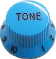 Ibanez Potiknopf Kunsstoff 4KB1MA0012 Tone Knopf für JEM77P (blue) Knobs