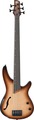 Ibanez SRH505F (natural brown burst flat) E-Bässe 5-saitig Fretless