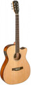 J.N Guitars BES-ACE N (natural) Chitarre Acustiche Cutaway con Pickup