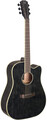 J.N Guitars YAK-DCFI (doghair, high gloss) Cutaway Acoustic Guitars with Pickups