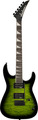 Jackson Dinky JS20 DKQ 2PT (transparent green burst) Guitares électriques modèle ST