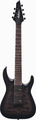 Jackson JS22Q-7 DKA HT Dinky Arch Top (transparent black burst) 7-String Electric Guitars