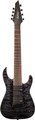 Jackson JS32-8 Dinky DKA QM (Trans Black) Guitarra Eléctrica 8-Cordas