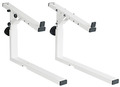 K&M 18811 Stacker (pure white) Bracci Supporto Tavolo Tastiera