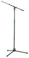 K&M 210/9 Microphone Stand (black) Mikrofon-Stativ mit Schwenkarm, Dreibein