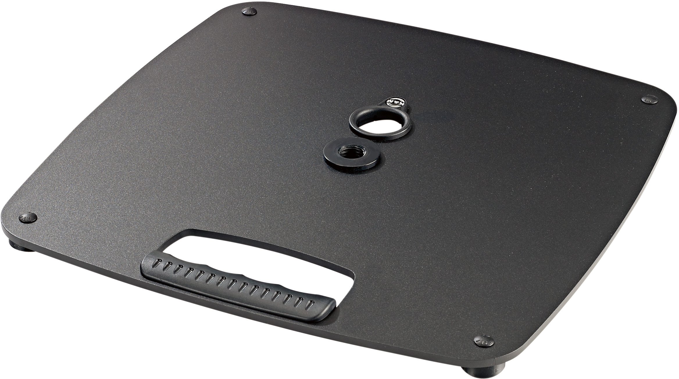 K&M 26703 Sockelplatte (black) Accesorios para soporte de altavoces