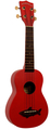 Kala Makala Soprano Ukulele (red - shark)