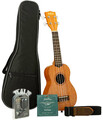 Kala Satin Mahogany Soprano Ukulele Starter Kit