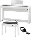Kawai ES-520 Bundle (white w/stand, pedal, bench, headphone) D-Piano
