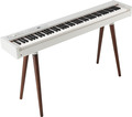 Korg D1 Stagepiano + Wooden Keyboard Stand (88 keys - white) Piano de Palco