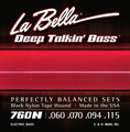La Bella 760N Black Nylon Tape Wound (60-115)
