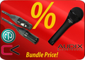 Audix OM7 + Contrik Cable-Set Dynamic Microphones
