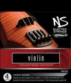NS-Design NS310 Electric Violin 4-String Set (medium tension) Jeux de cordes pour violon