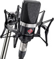 Neumann TLM 102 MT Studio Set (Black) Microfone Condensador de grande Diafragma
