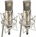 Neumann U87 Ai Stereo Set (Nickel) Par estéreo de Microfone Membrana Larga