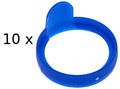 Neutrik PXR - Set of 10 (blue) 6,3mm Jack Color Coding Rings