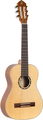 Ortega R121 - 1/2 (natural) Guitarra de Concerto 1/2, Tamanho 50-55cm