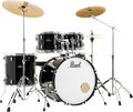 Pearl RS525SBC/C31 Drum Set / Roadshow (jet black) Set Batterie Acustiche 22&quot; Grancassa