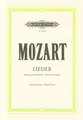 Edition Peters Lieder Mozart Wolfgang Amadeus