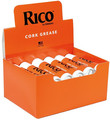Rico Cork Grease RCRKGR12 (box of 12 pieces) Woodwind Cleaning & Care