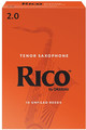 Rico Orange Baritone-Sax #2 / Unfiled (strength 2.0, 10 pack)