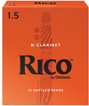 Rico Orange Bb Clarinet #1.5 / Unfield (strength 1.5, 10 pack) Anches 1.5 pour Clarinettes en Sib (Boehm)