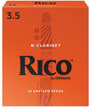 Rico Orange Bb Clarinet #3.5 / Unfiled (strength 3.5, 10 pack)