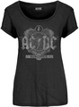 Rock Off AC/DC Ladies T-Shirt: Black Ice (size L)