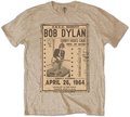 Rock Off Bob Dylan Unisex T-Shirt: Flyer (size L)