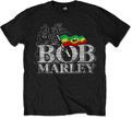 Rock Off Bob Marley Unisex T-Shirt Distressed Logo (size XXL) Magliette Taglia XXL