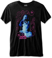 Rock Off Janis Joplin Unisex T-Shirt: Floral Frame (size L)