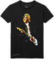 Rock Off Kurt Cobain Unisex T-Shirt: Guitar Photo Colour (size L)