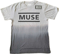 Rock Off Muse Unisex T-Shirt: Logo / Dip-Dye (size L)